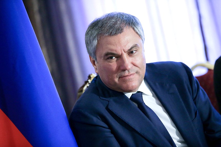 Chairman of the State Duma Vyacheslav Volodin