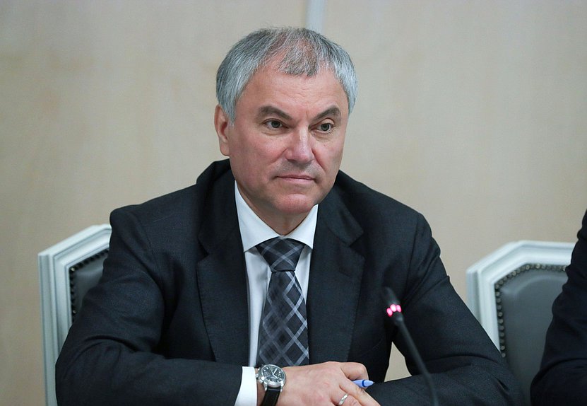 Chairman of the State Duma Vyacheslav Volodin