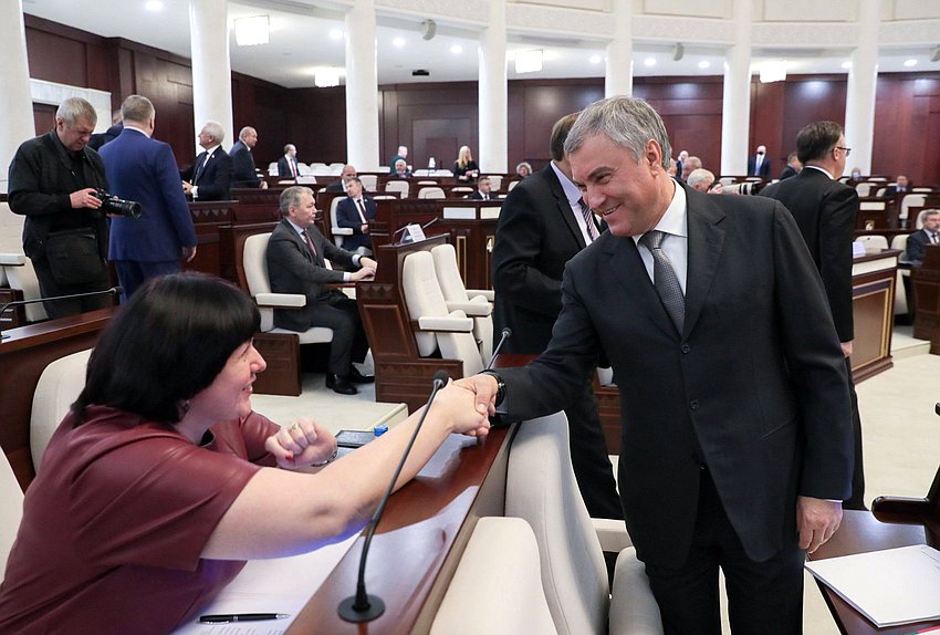 Chairman of the State Duma Vyacheslav Volodin