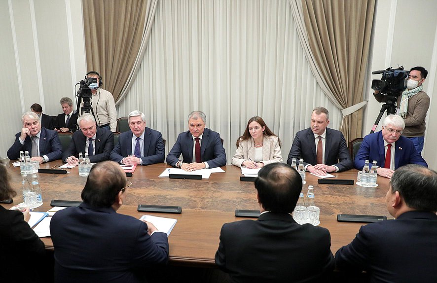 Meeting of Chairman of the State Duma Vyacheslav Volodin and President of Vietnam Nguyễn Xuân Phúc