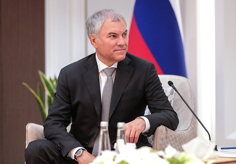 Chairman of the State Duma Vyacheslav Volodin