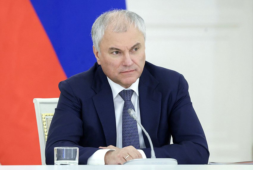 Председатель Государственной Думы Вячеслав Володин