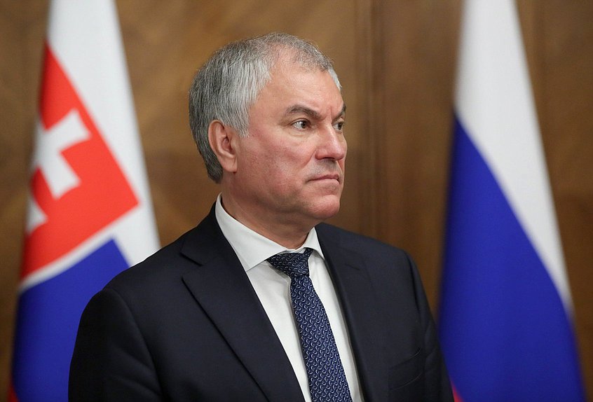 Chairman of the State Duma Vyacheslav Volodin