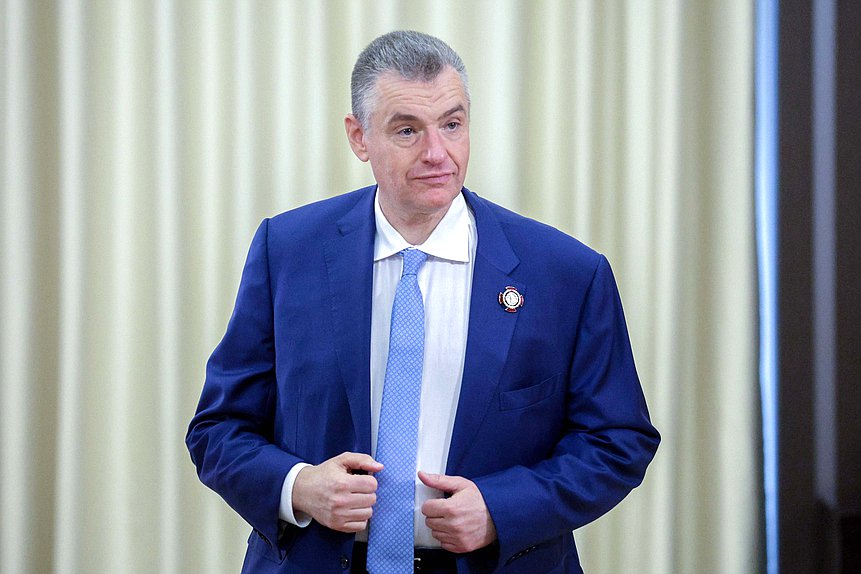 Руководитель фракции ЛДПР Леонид Слуцкий. Фото: пресс-служба Президента РФ