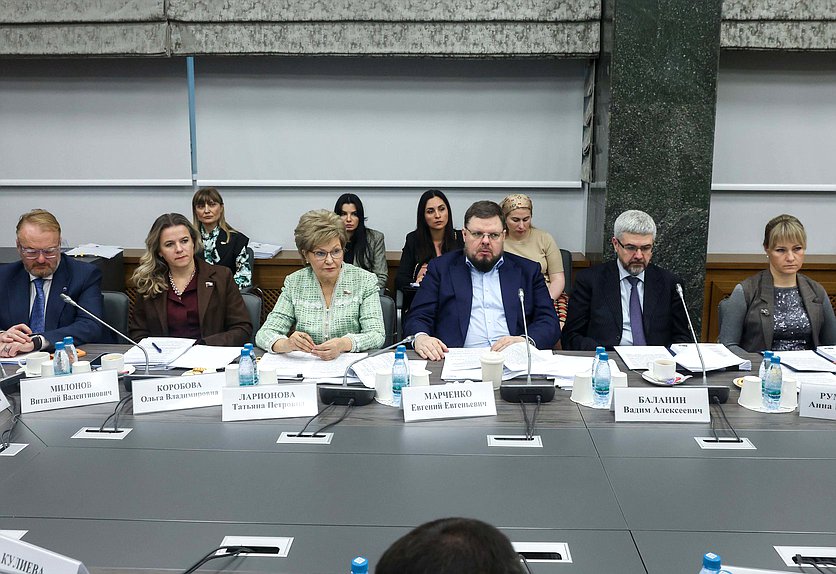 Заседание Комитета по защите семьи, вопросам отцовства, материнства и детства