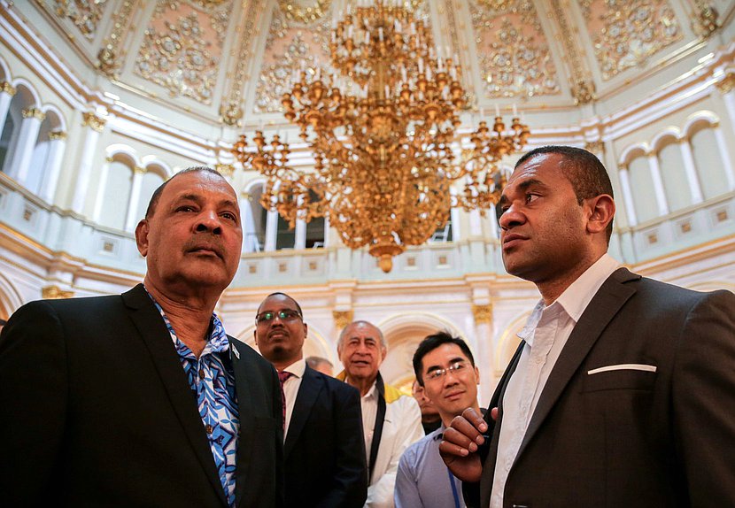 Excursion in the Grand Kremlin Palace for participants of the Second International Forum ”Development of Parliamentarism“