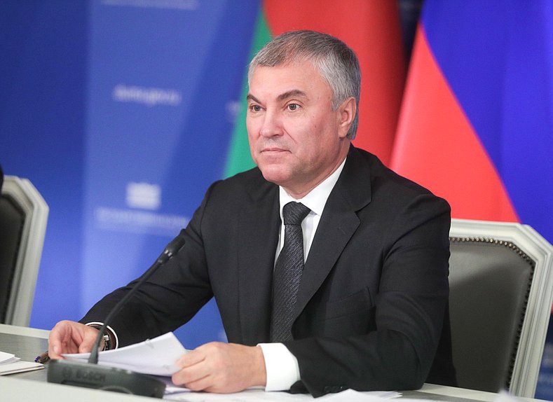 Chairman of the State Duma Viacheslav Volodin