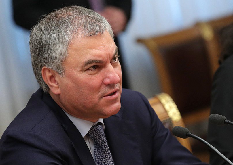 Chairman of the State Duma Viacheslav Volodin