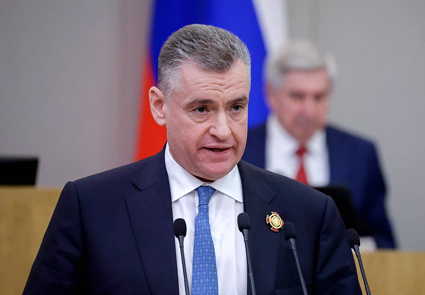 Руководитель фракции ЛДПР Леонид Слуцкий