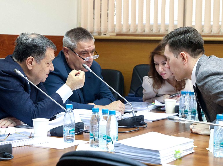 Председатель Комитета по бюджету и налогам Андрей Макаров и Первый заместитель Председателя Комитета Глеб Хор