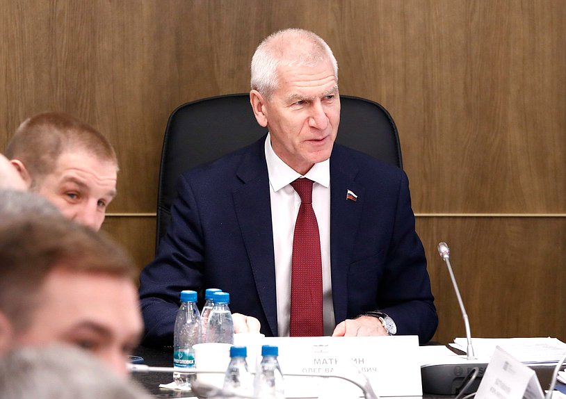 Председатель Комитета по физической культуре и спорту Олег Матыцин