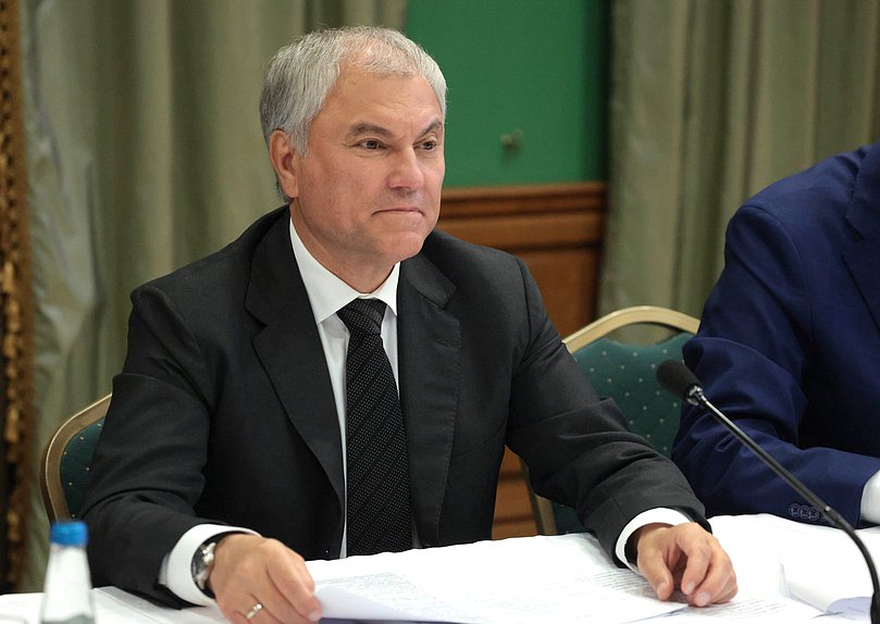 Председатель Государственной Думы Вячеслав Володин