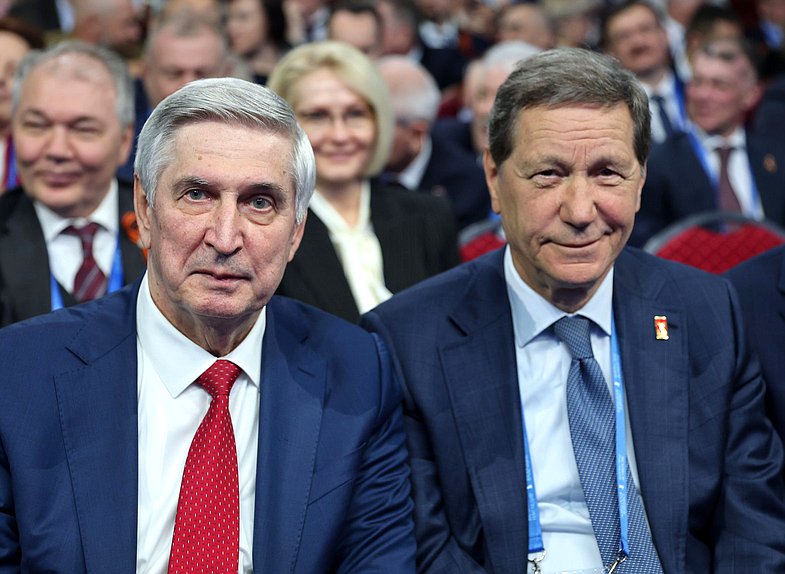 First Deputy Chairmen of the State Duma Ivan Melnikov and Alexander Zhukov