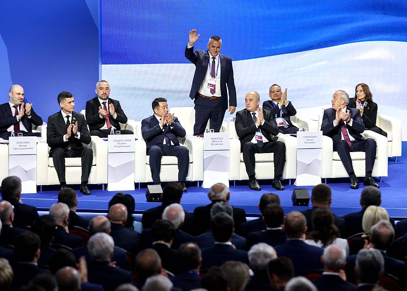 Plenary session of the International Forum of the Union State of Belarus and Russia “Great Heritage – Common Future”