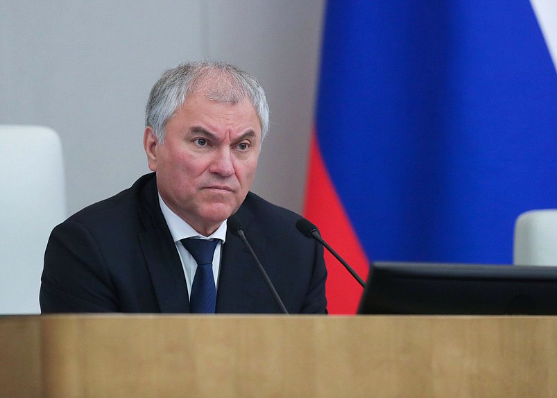 Председатель Государственной Думы Вячеслав Володин