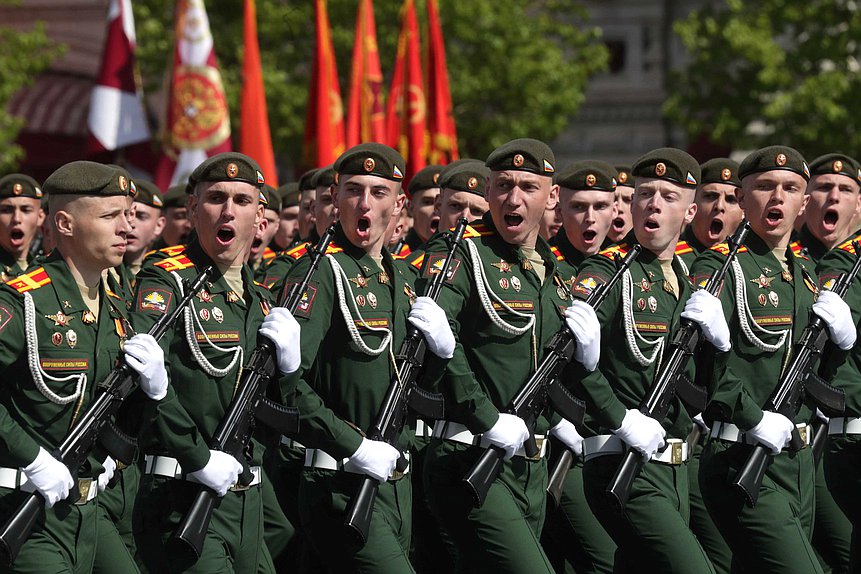 Парад в честь 78-й годовщины Победы в Великой Отечественной войне