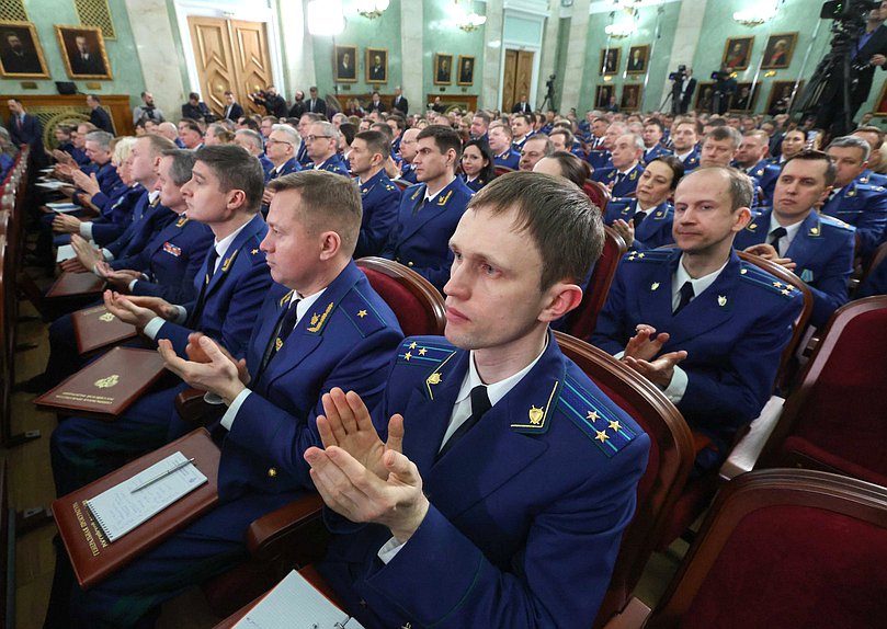 Расширенное заседание Коллегии Генеральной прокуратуры РФ "Итоги работы органов прокуратуры за 2025 год и задачи по укреплению законности и правопорядка на 2026 год"