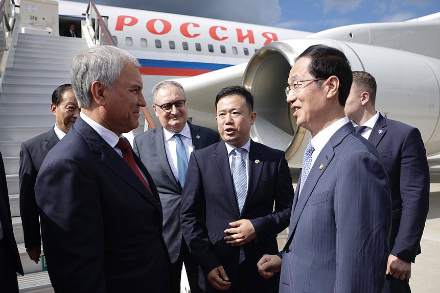 Official visit of Chairman of the State Duma Vyacheslav Volodin to the People's Republic of China. Changchun