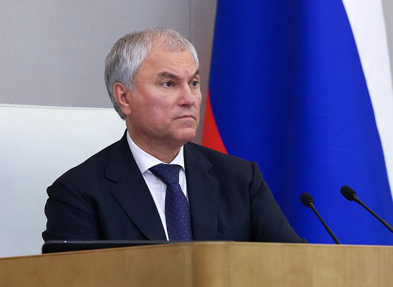 Председатель Государственной Думы Вячеслав Володин