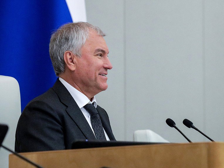 Председатель Государственной Думы Вячеслав Володин