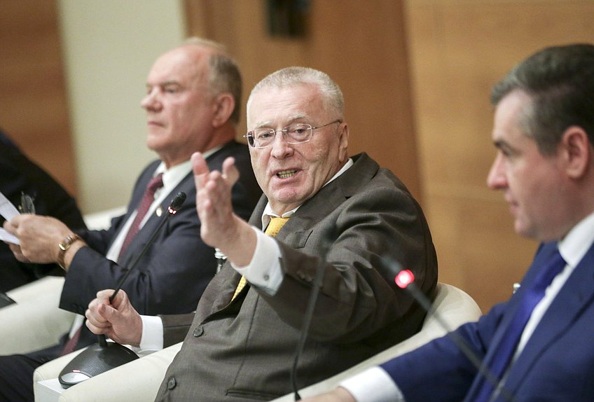 Leader of the LDPR faction Vladimir Zhirinovskii