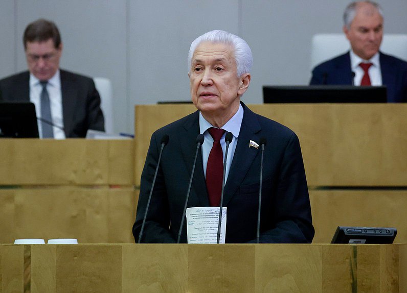 Руководитель фракции "Единая Россия" Владимир Васильев