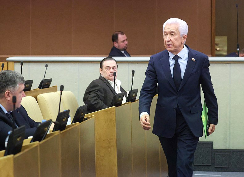 Руководитель фракции "Единая Россия" Владимир Васильев