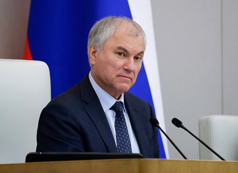Председатель Государственной Думы Вячеслав Володин