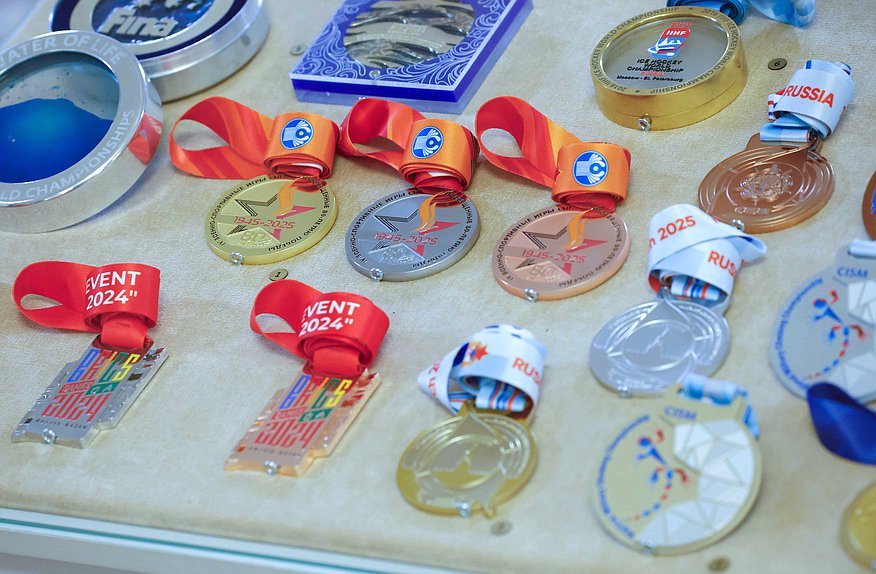 Торжественная церемония открытия выставки «История отечественных спортивных наград»