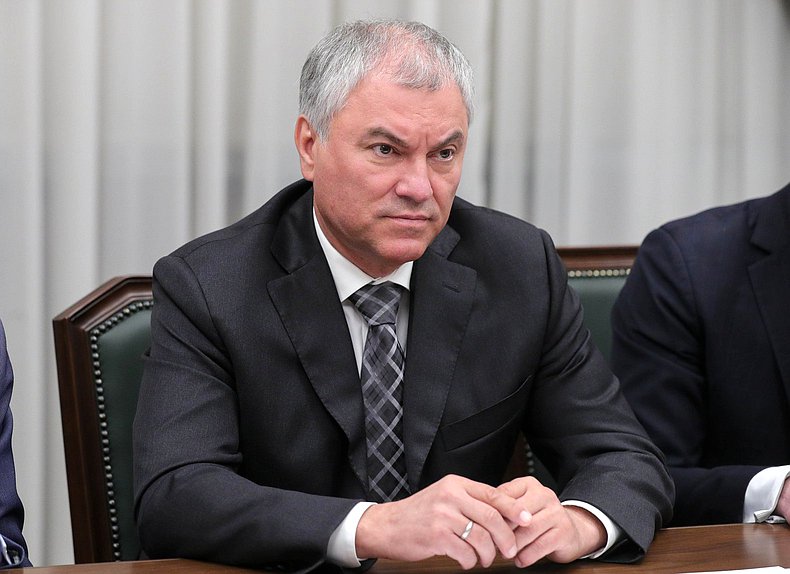 Chairman of the State Duma Vyacheslav Volodin