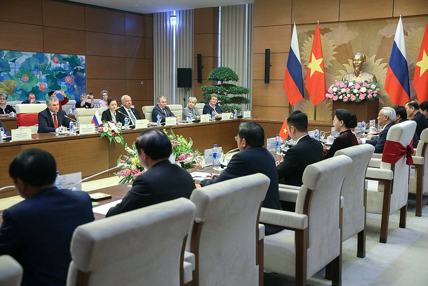 Meeting of Chairman of the State Duma Viacheslav Volodin and Chairwoman of the National Assembly of the Socialist Republic of Vietnam Nguyễn Thị Kim Ngân