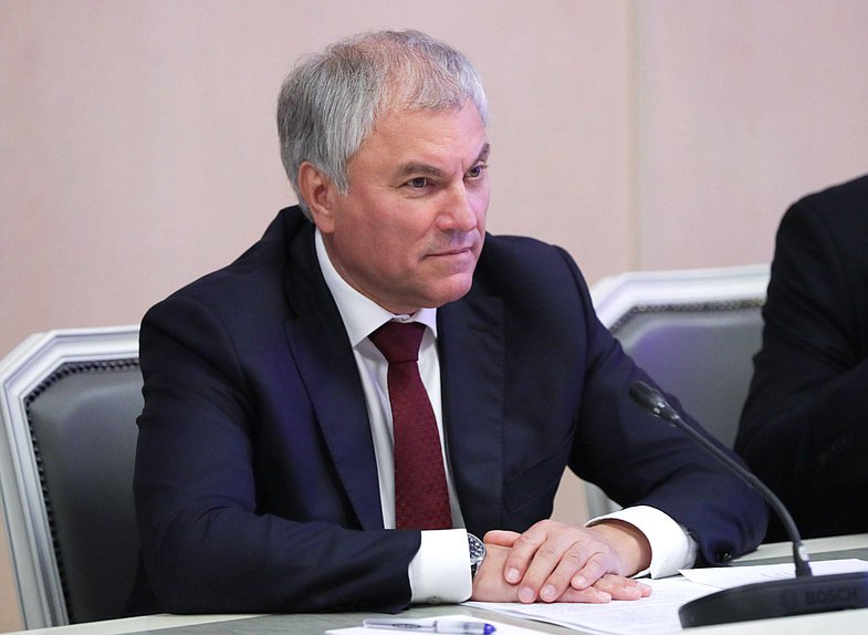 Chairman of the State Duma Vyacheslav Volodin