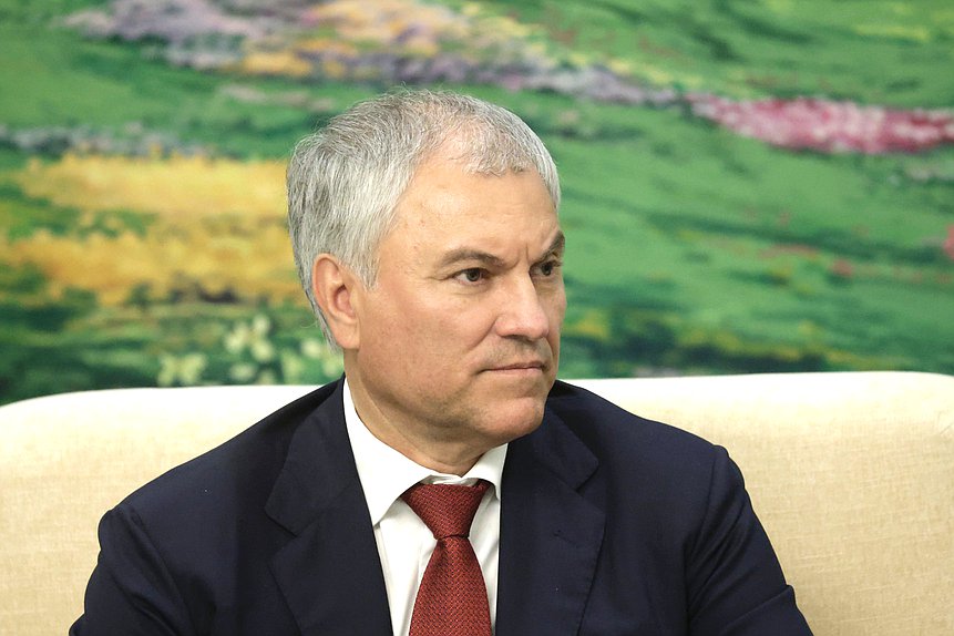Chairman of the State Duma Vyacheslav Volodin