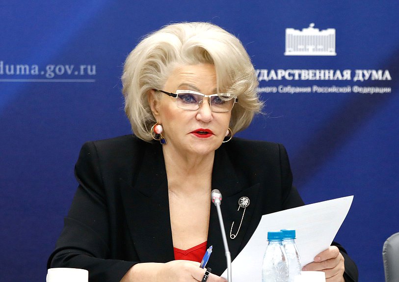 Председатель Комитета по защите семьи, вопросам отцовства, материнства и детства Нина Останина