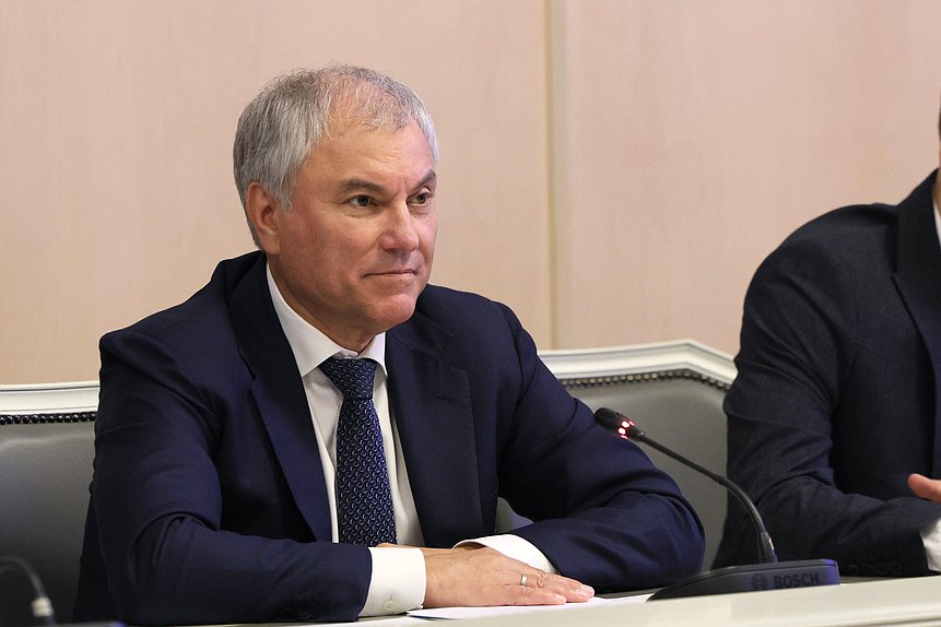 Chairman of the State Duma Vyacheslav Volodin