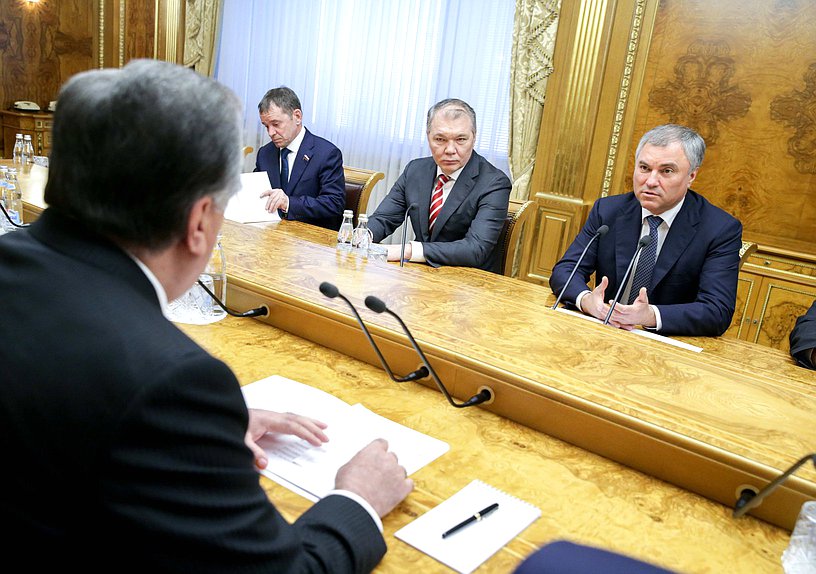 Chairman of the State Duma Viacheslav Volodin