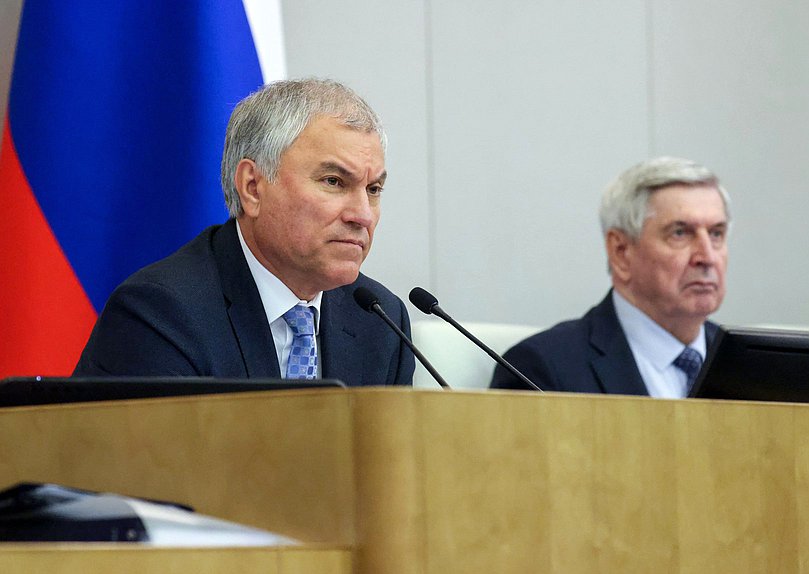 Председатель Государственной Думы Вячеслав Володин