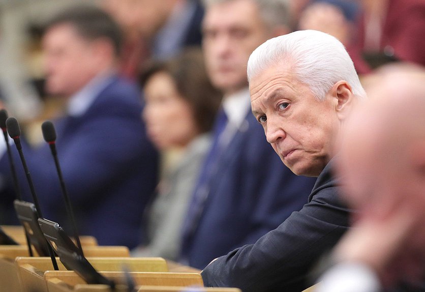 Руководитель фракции «Единая Россия» Владимир Васильев