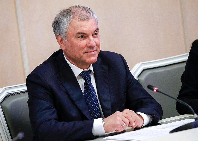 Chairman of the State Duma Vyacheslav Volodin