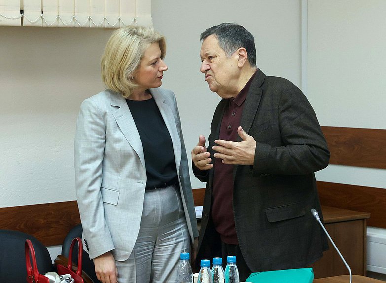 Аудитор Счетной палаты РФ Наталья Трунова и Председатель Комитета по бюджету и налогам Андрей Макаров