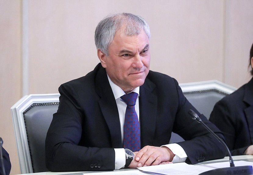 Jefe de la Duma Estatal Vyacheslav Volodin