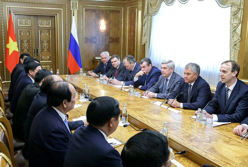 Meeting of Chairman of the State Duma Viacheslav Volodin and Prime Minister of the Socialist Republic of Vietnam Nguyễn Xuân Phúc