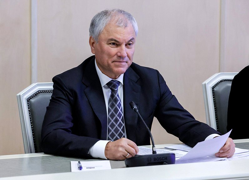 Председатель Государственной Думы Вячеслав Володин