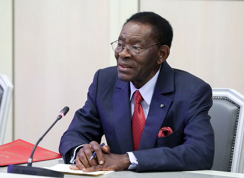 President of the Republic of Equatorial Guinea Teodoro Obiang Nguema Mbasogo