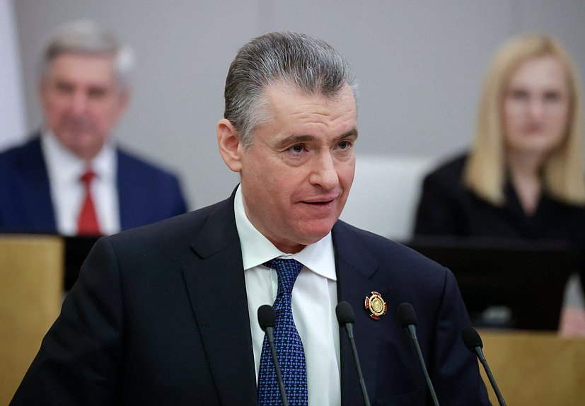 Руководитель фракции ЛДПР Леонид Слуцкий
