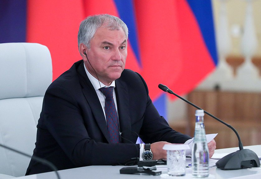 Chairman of the State Duma Vyacheslav Volodin