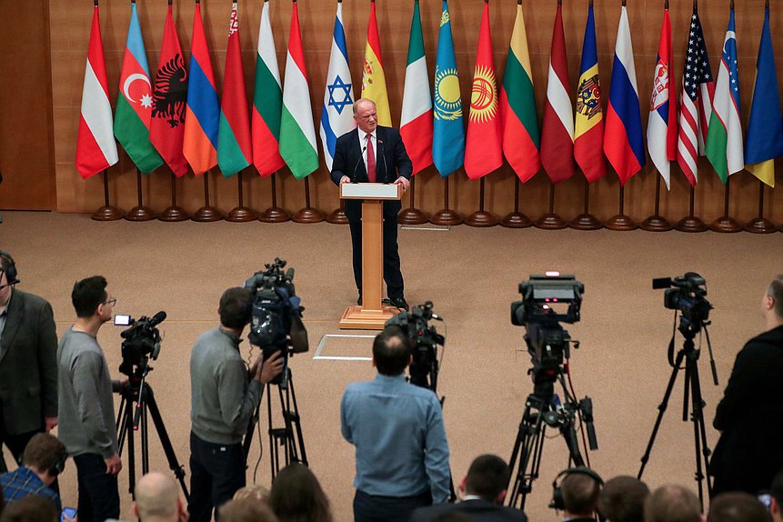 Leader of CPRF faction Gennady Zyuganov