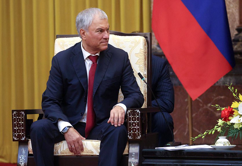 Chairman of the State Duma Vyacheslav Volodin