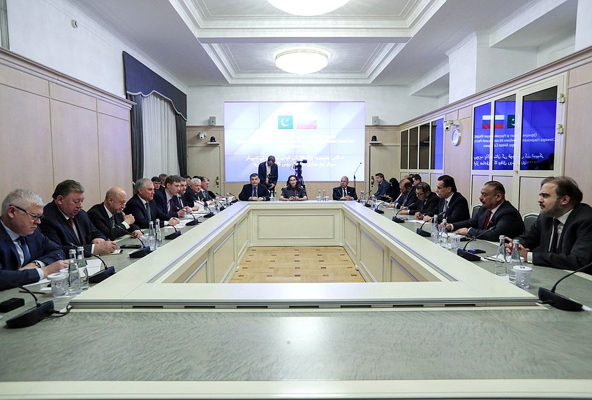 Meeting of Chairman of the State Duma Vyacheslav Volodin and Speaker of the National Assembly of the Islamic Republic of Pakistan Sardar Ayaz Sadiq