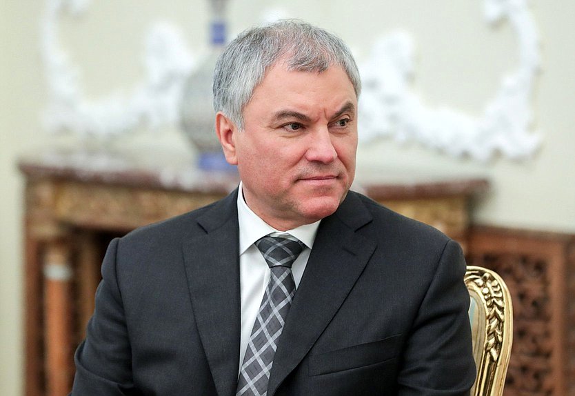 Chairman of the State Duma Vyacheslav Volodin